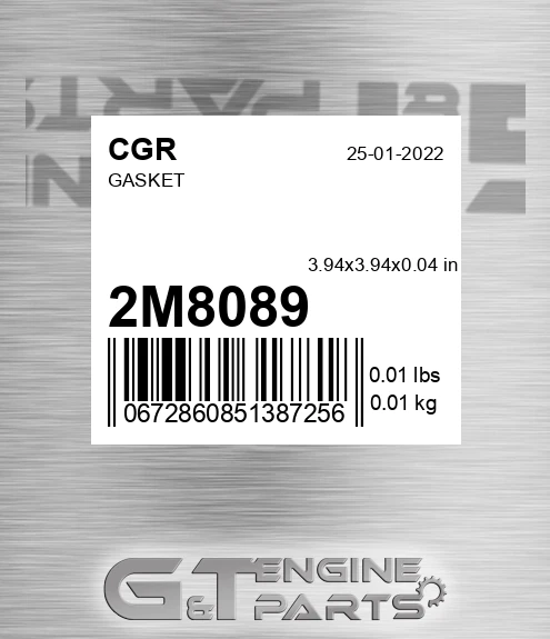 2M8089 CGR Gasket
