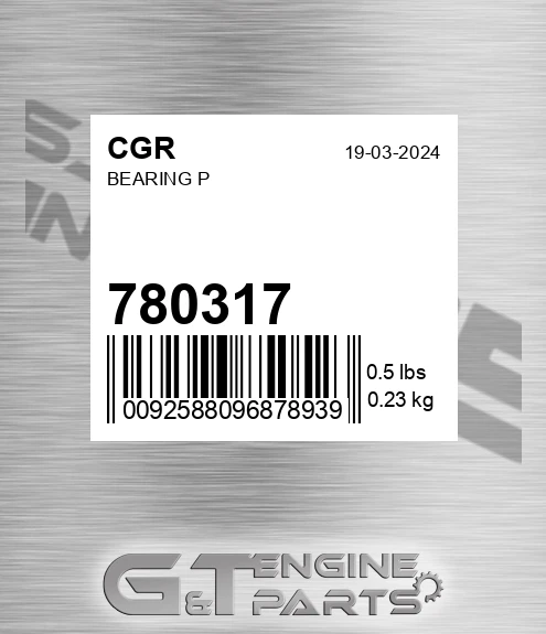 780317 CGR Bearing P