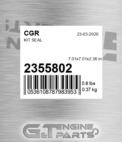 2355802 CGR Kit Seal