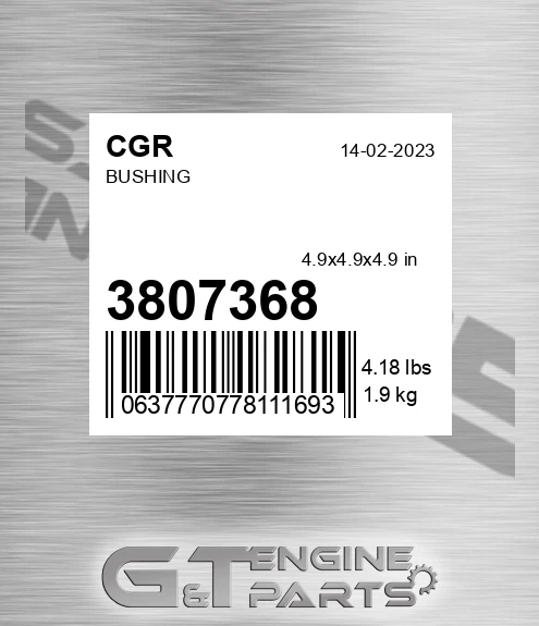 3807368 Bushing for CGR