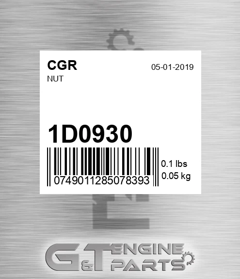 1D0930 Nut