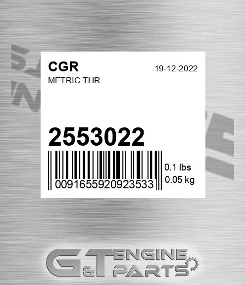 2553022 Metric Thr