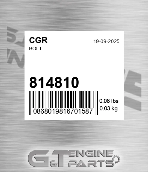 814810 Bolt