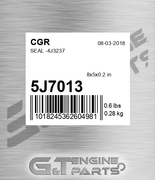 5J7013 Seal -4j3237