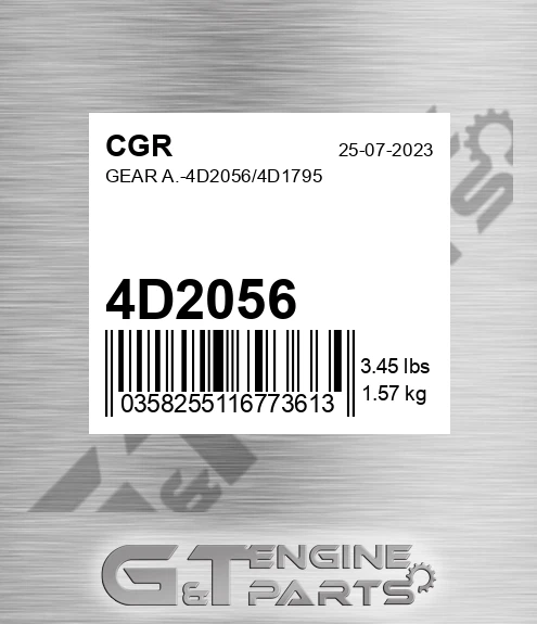 4D2056 Gear A.-/4d1795