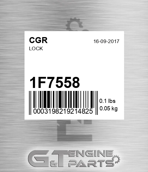 1F7558 CGR Lock