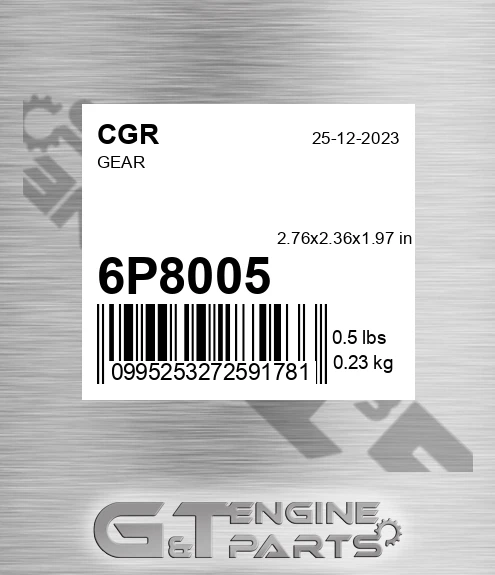 6P8005 CGR Gear