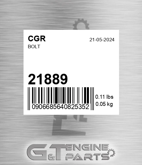 21889 CGR Bolt
