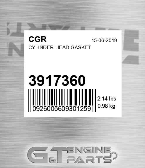 3917360 Cylinder Head Gasket