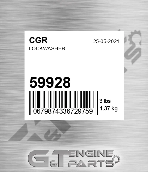 59928 CGR Lockwasher