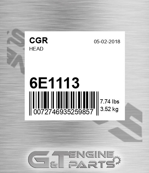 6E1113 Head