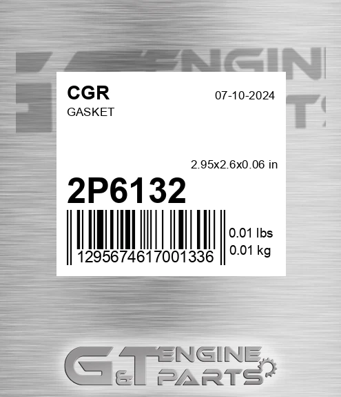 2P6132 CGR Gasket