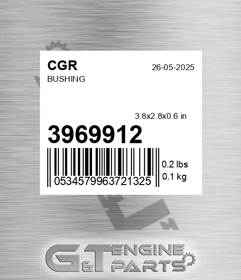 3969912 CGR Bushing