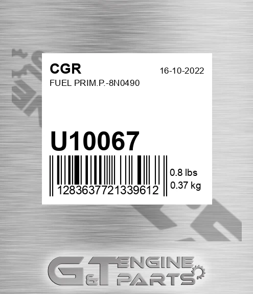 U10067 CGR Fuel Prim.p.-8n0490