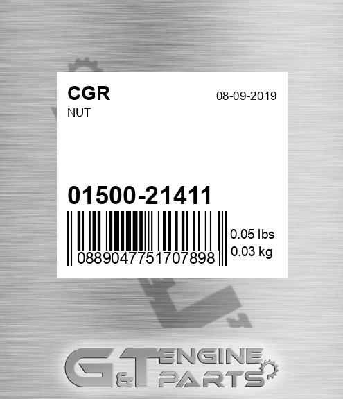 01500-21411 Nut
