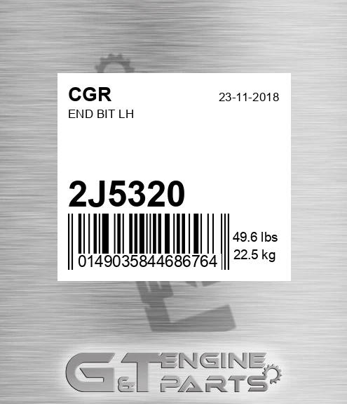 2J5320 CGR End Bit Lh