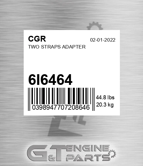 6I6464 Two Straps Adapter