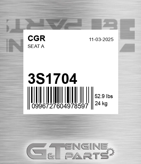 3S1704 Seat A