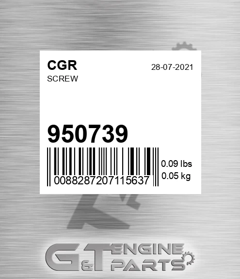 950739 Screw