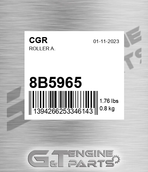 8B5965 CGR Roller A.