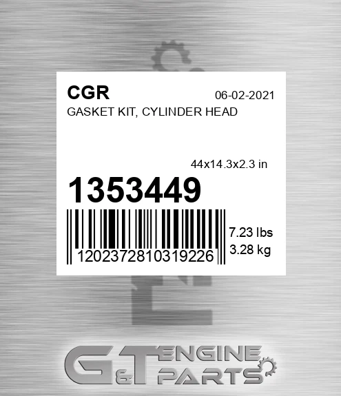 1353449 Gasket Kit, Cylinder Head