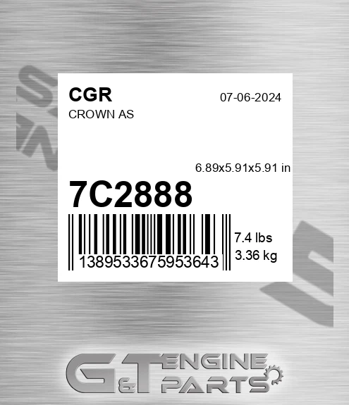 7C2888 CGR Crown As