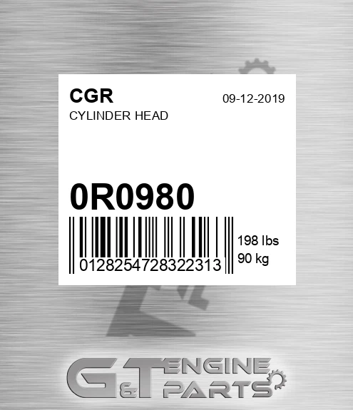 0R0980 Cylinder Head