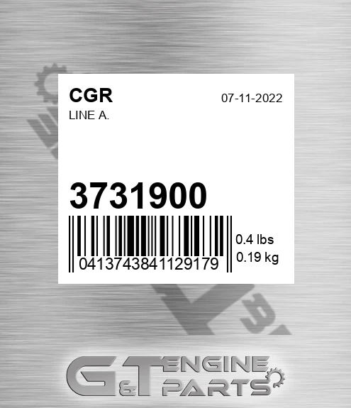 3731900 Line A.