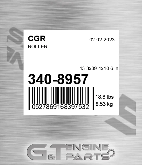 340-8957 Roller