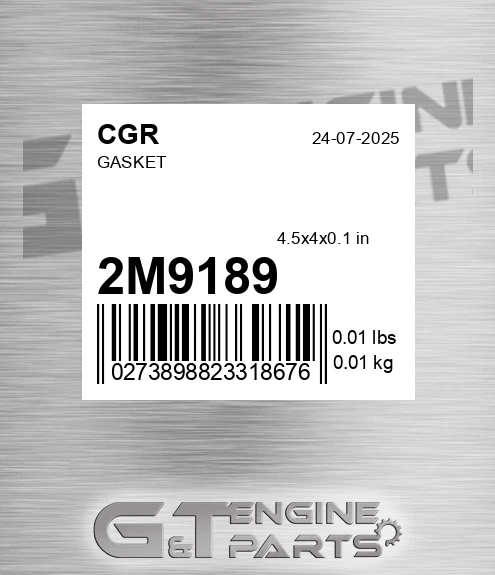 2M9189 Gasket