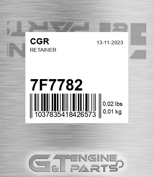 7F7782 Retainer