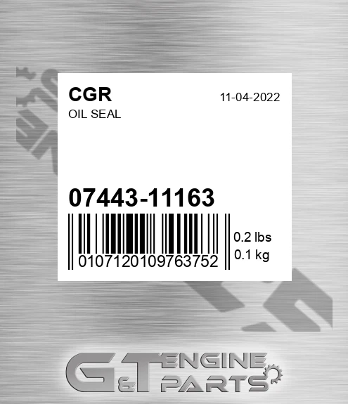 07443-11163 Oil Seal