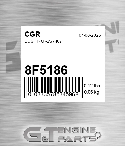 8F5186 Bushing -2s7467