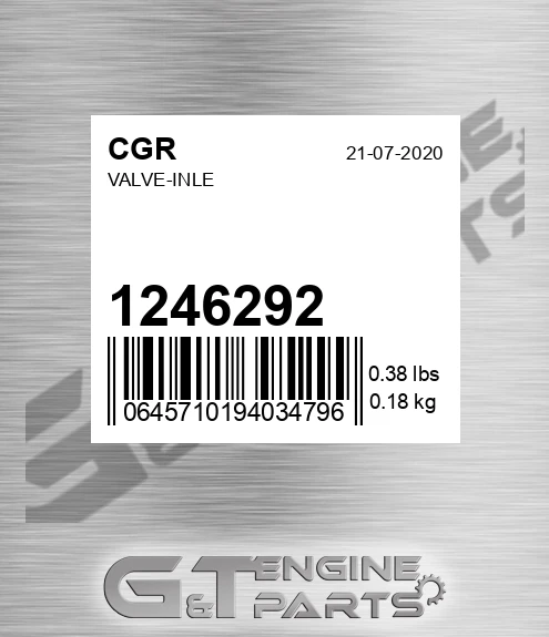 1246292 Valve-inle