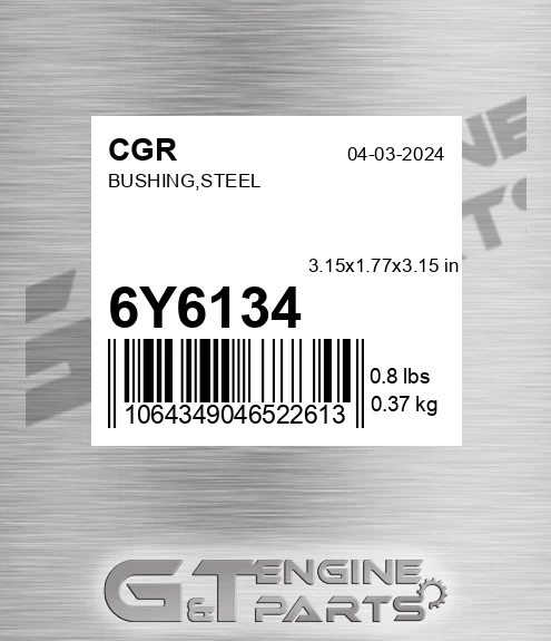 6Y6134 CGR Bushing,steel