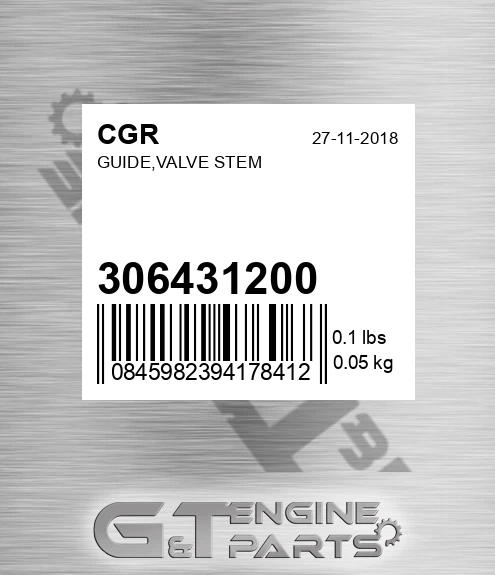 306431200 CGR Guide,valve Stem