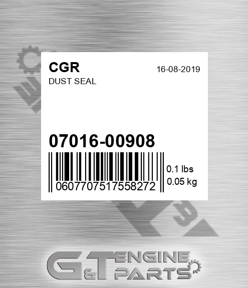 07016-00908 Dust Seal for CGR