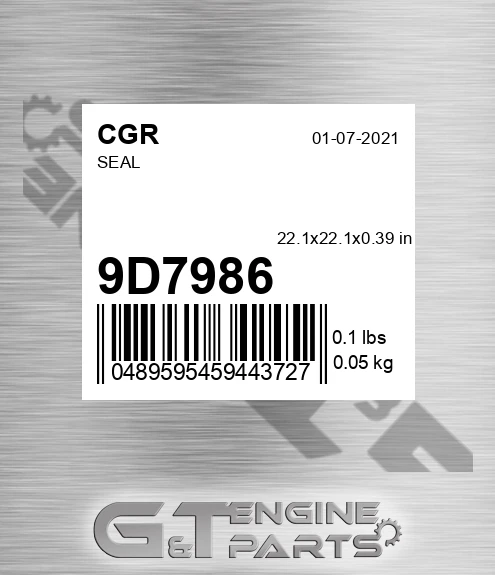 9D7986 CGR Seal