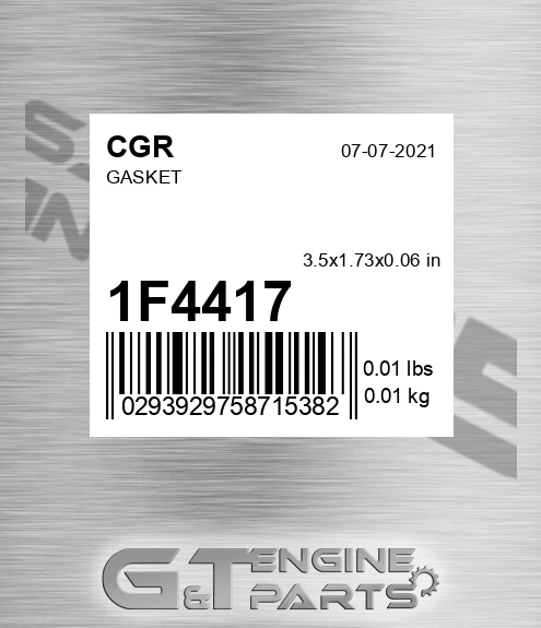 1F4417 Gasket