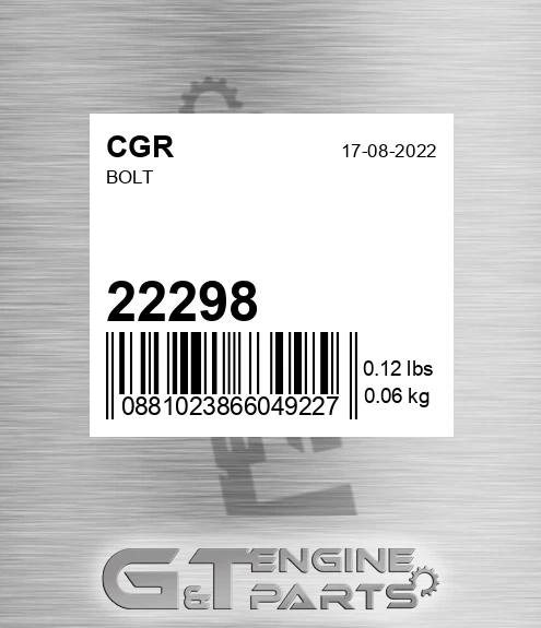 22298 Bolt