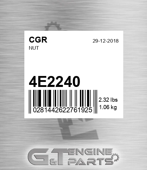 4E2240 Nut