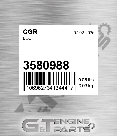 3580988 Bolt
