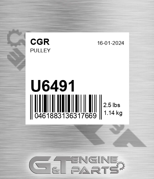 U6491 Pulley