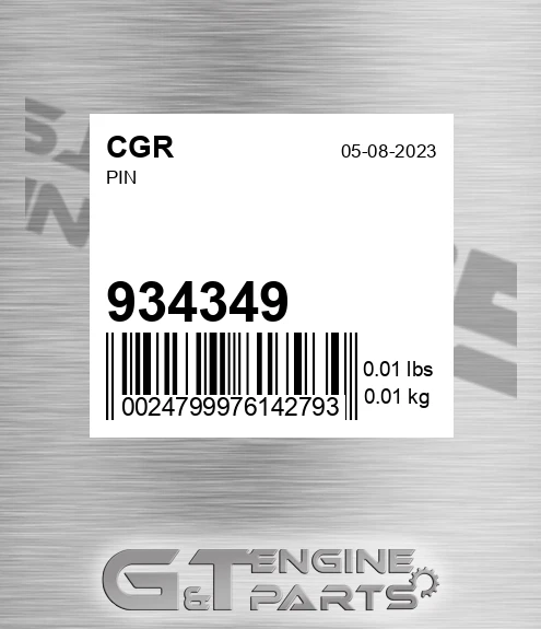934349 CGR Pin