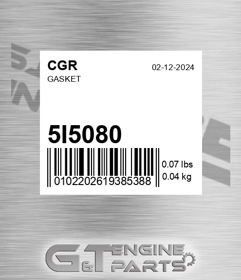 5I5080 Gasket for CGR