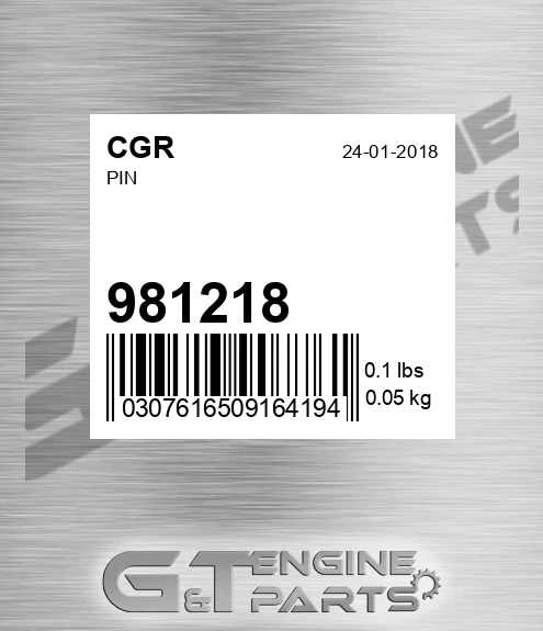 981218 CGR Pin