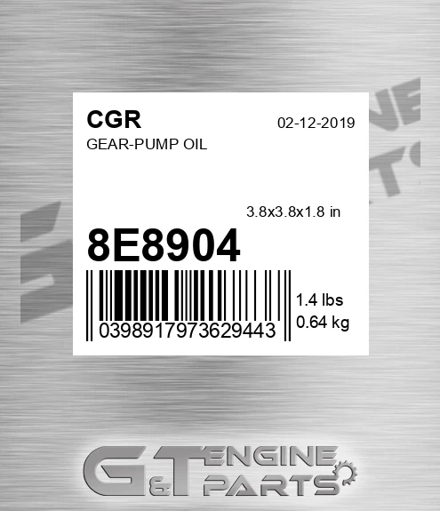 8E8904 Gear-pump Oil
