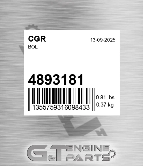 4893181 Bolt