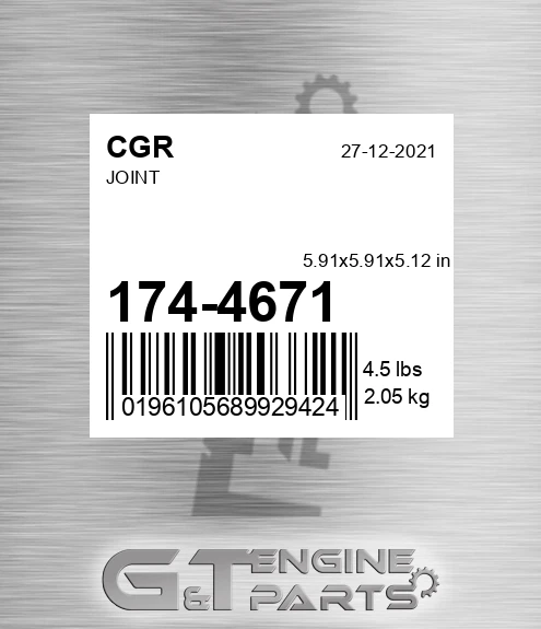 174-4671 CGR Joint