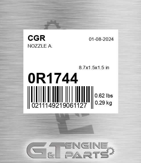 0R1744 CGR Nozzle A.
